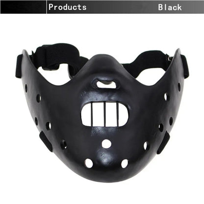 Hannibal Masks Horror Hannibal Lecter The Silence of The Lambs Masquerade Halloween Mask Scary Ogre Cosplay Resin Masque