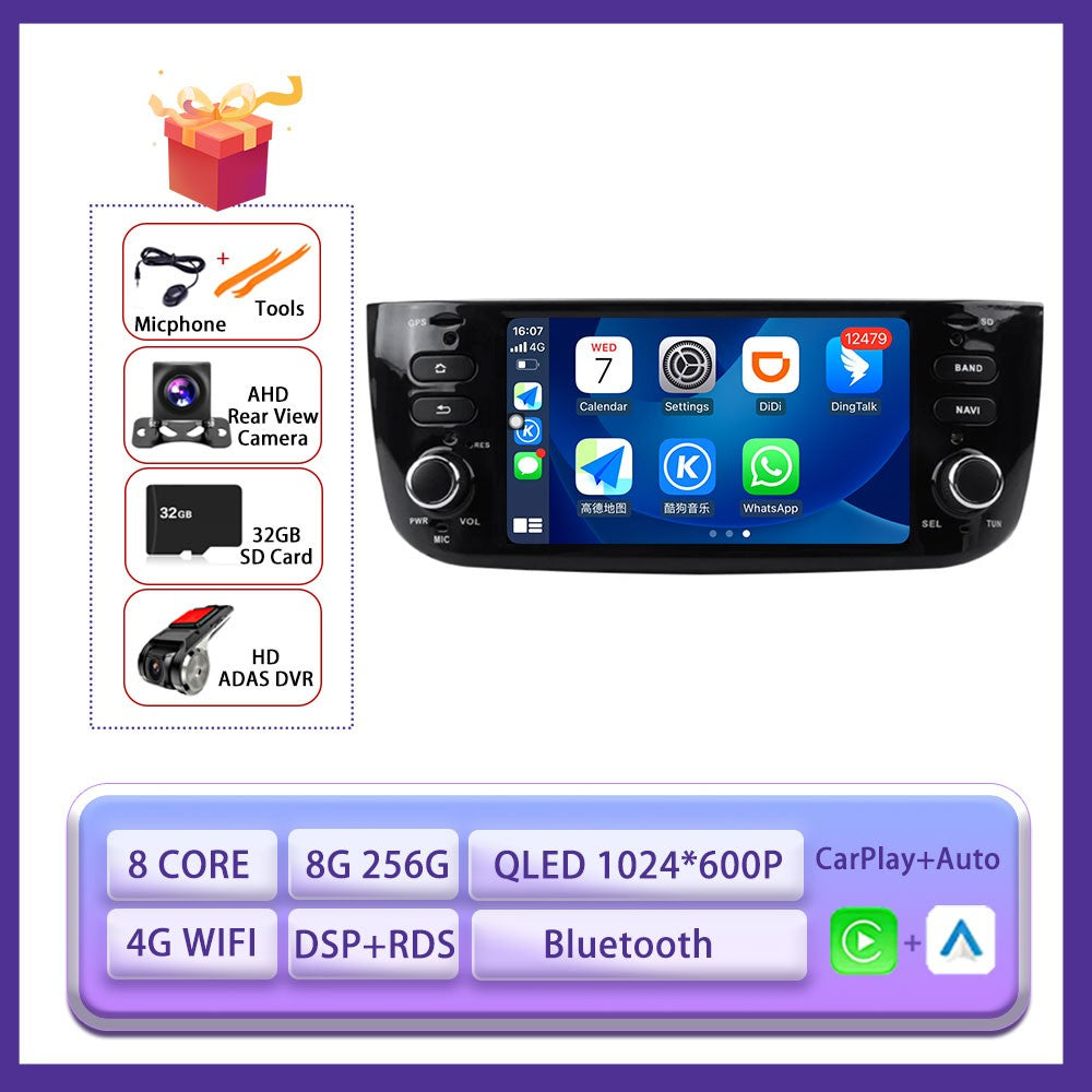 6.2 " Android 15 Auto Carplay Radio For Fiat Linea Punto EVO 2012-2015 Stereo Car Radio Multimedia Player GPS Navi Screen Tools