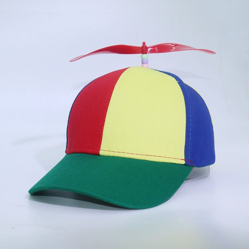 Funny Snapback Hat Helicopter Propeller Adventure Dad Hat Rainbow Bamboo Dragonfly Baseball Cap For Adult Kids Boys Girls