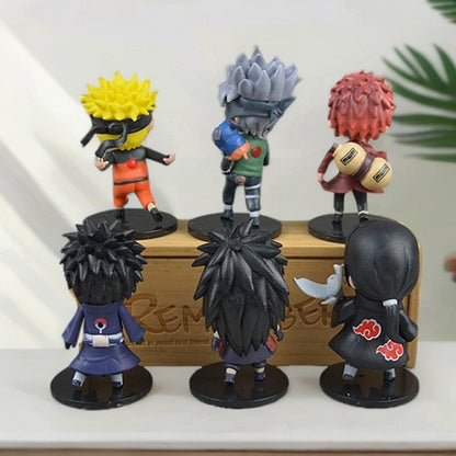 Naruto Kakashi digital Itachi Tsunade modelo de boneca artesanal Enfeites moda desenho animado brinquedo: Sasuke