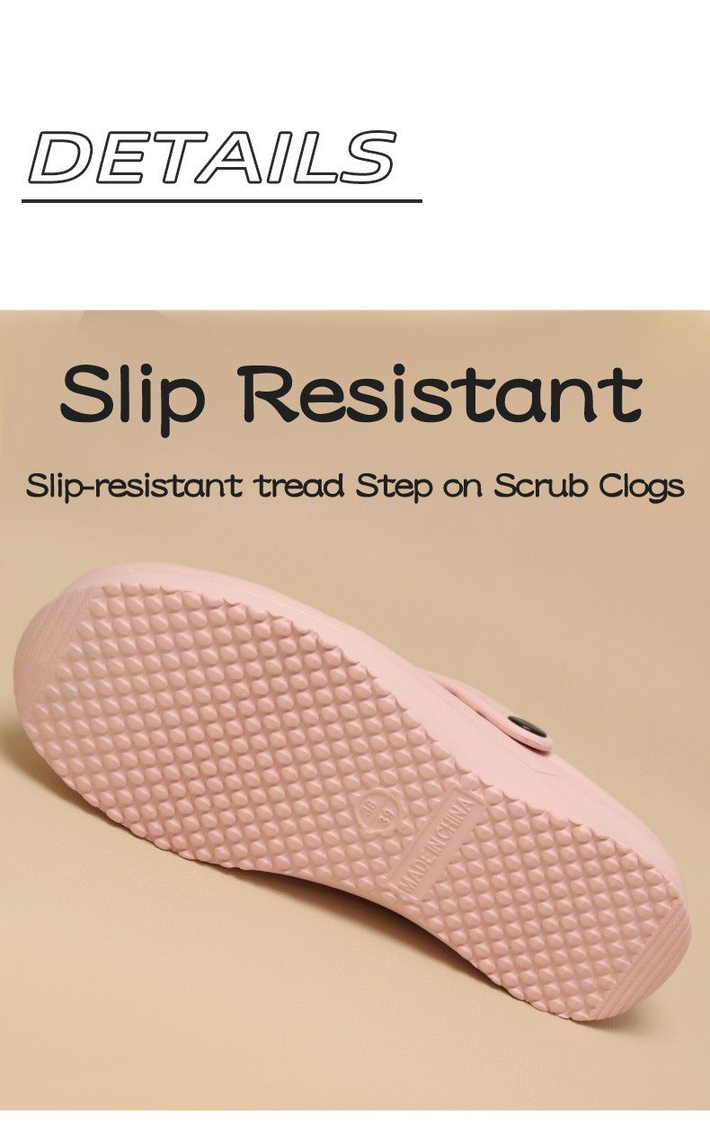 High Quality Scrub Shoes Non-slip Dentist Nursing Clogs Healthcare Service Work Slippers Soft Operating Room Protective Clogs