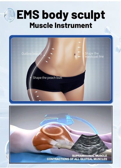 Best Selling Nova MYOSILM Neo 6500W High Power 4 RF Handles  Body Muscle Stimulate Machine