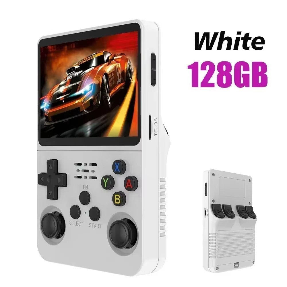 R36S Original Retro Handheld Game Player Arkos System 3.5" IPS Screen Portable 64/128GB Hall Effect Emulator Wireless Gamepad