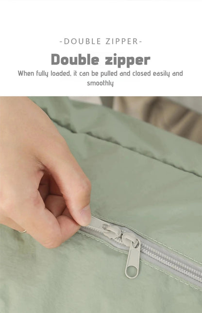 Waterproof Foldable Travel Duffle Bag Large Capacity Carry On Tote Luggage Storage Bag with Multiple Pockets