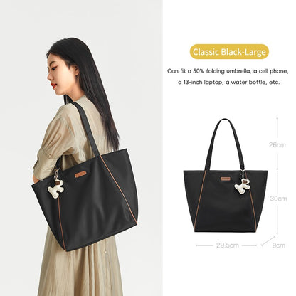 LEFF Luxury Women's Tote Bag Crossbody Bag High End Large Capacity Shoulder Bags Nylon Waterproof Commuting Bag Outdoor Bags