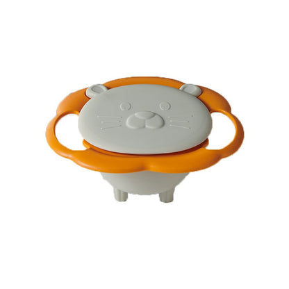 Baby Baby CHILDREN'S Bowl 360 Degree Rotation Gyro Bowl Lion Bowl Balance Bowl Do Not Pour Anti-scald and Anti-fall Eating Bowl