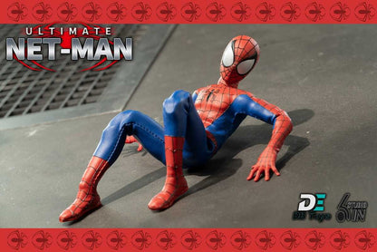 6in Studio 1/12 Ultimate Netman Red Ultimate Black Symbiote Action Figure Anime Toy em Estoque Original