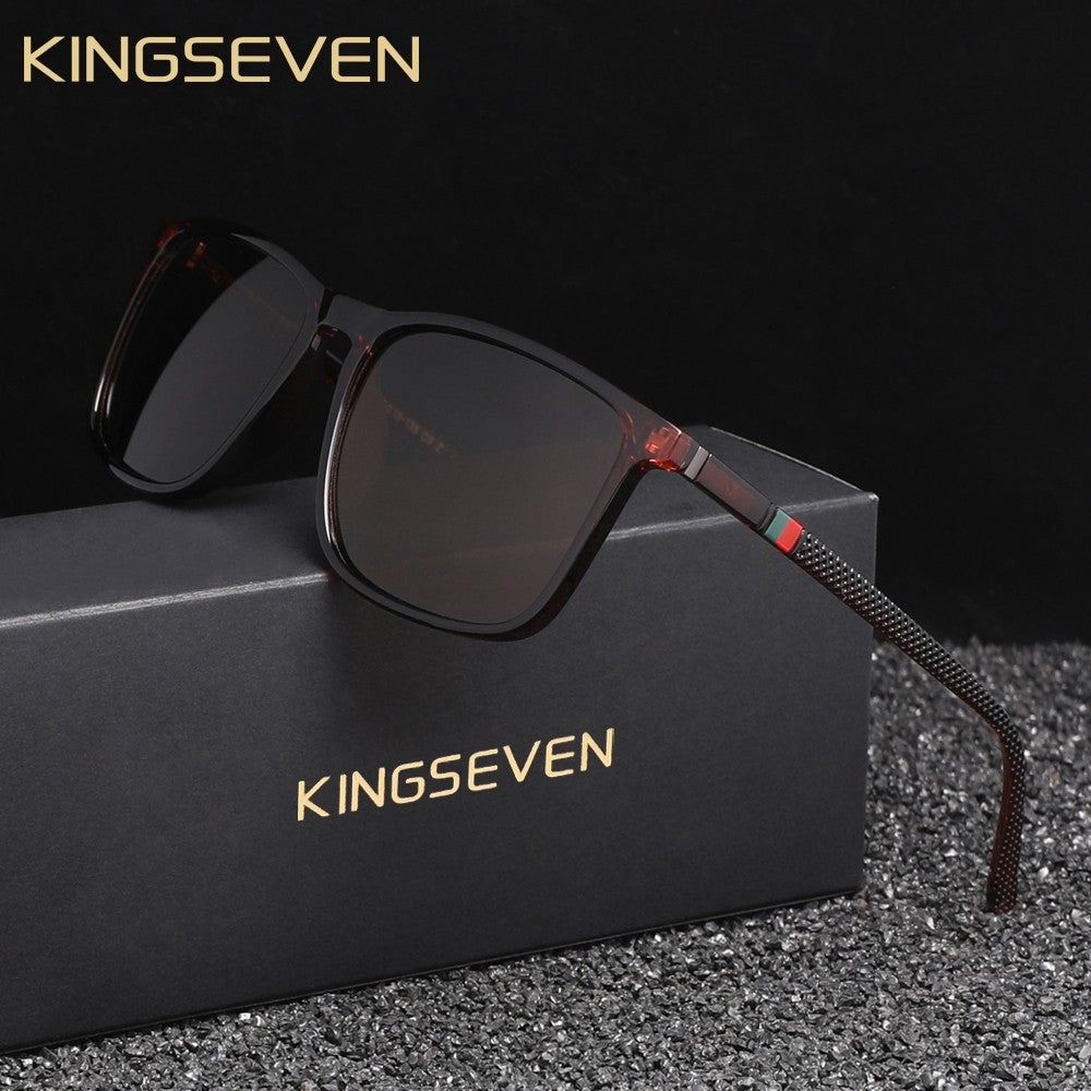 KINGSEVEN Brand Polarized Sunglasses For Men UV400 Protect Eyes Glasses For Holiday Light Weight Fishing Driving Glasses