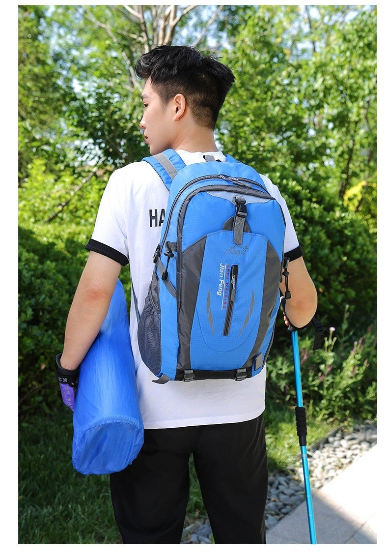 Mochila de Viagem Grande Capacidade Moda Masculina Escalada Esportiva Clássica para Viagem