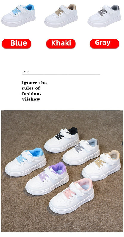 2025 Girl shoe spring Autumn Boy White Shoe Casual Running kid Shoe Anti Slip Soft Sole Sneaker kid tenis Hot selling item