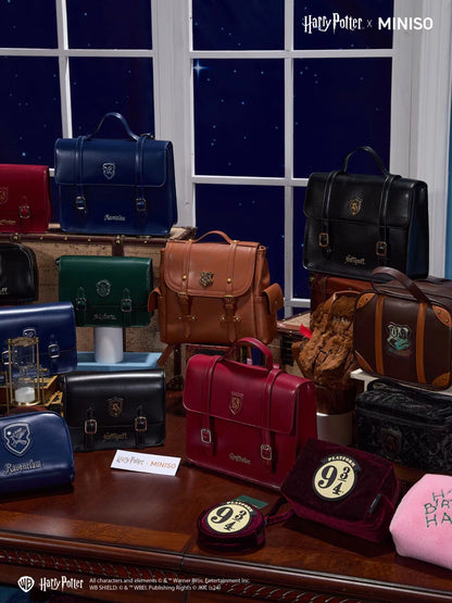 Miniso Bolsas de Cosméticos Harry Potter com Co-Branding Bolsas Transversais Periféricos de Anime Brinquedos de Adereços de Cosplay Infantis Presentes de Natal