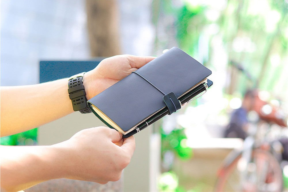 100% Genuine Leather Journal Refillable Travel Notebook Retro DIY Handmade Diary Sketchbook School Office Gift Customized