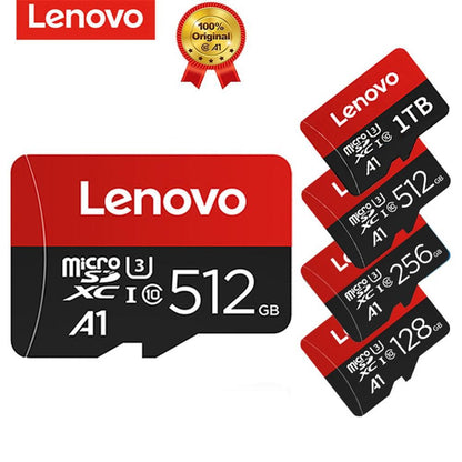Cartão SD Lenovo Original 1TB Micro TF Mini SD 256GB 512GB 128GB 64GB Cartão de Memória TF Flash para Celular/Computador/Câmera Dropshipping
