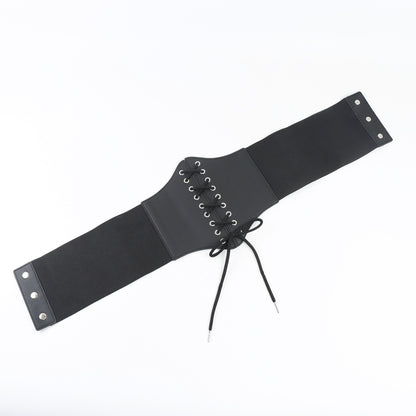 Medieval Wide Leather Armor Belt Steampunk Waist Costume Accessory Women Men Viking Knight Antique Waistband For Larp Cosplay