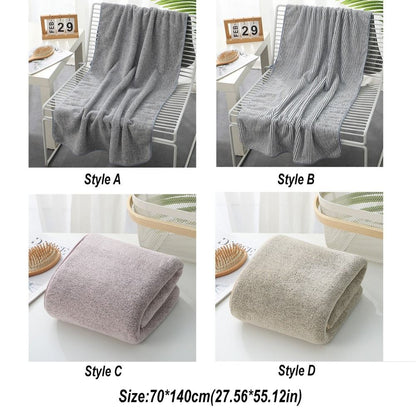 Multipurpose Absorbent Bath Towel Thickened Soft Sports Shower Towel Skin-friendly Japanese Style Beach Towel Gym