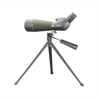 Monóculo Externo 20-60x80 para Observação de Pássaros, Luneta Espiã HD BAK4, Telescópio Impermeável para Acampamento com Sistema de Foco Duplo, Lente FMC de 80mm