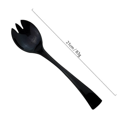 JANKNG Conjunto de Talheres Preto 1 Peça Aço Inoxidável 18/10 Ocidental Talheres de Mesa Garfo Faca de Bife Manteiga Jantar