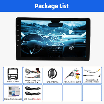 9" Car Stereo Radio For Ford Escape 2007-2012 Apple Carplay GPS Navigation WIFI 2G+32G Android 14 SWC Bluetooth FM/RDS Head Unit