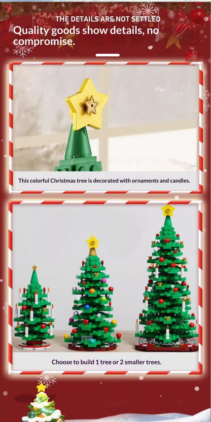 Lego 40573 Árvore de Natal 40611 O Ano do Dragão Brinquedos de montar quebra-cabeça infantil Presente de Natal