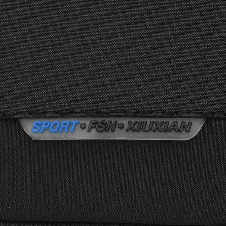 1 men's crossbody bag with zip closure, adjustable shoulder strap, and multiple storage compartments, suitable for daily commuti