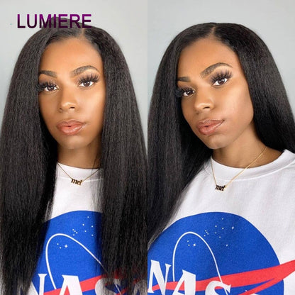 Pacotes de Cabelo Humano Liso Kinky Yaki 100% Cabelo Humano Virgem Puro Brasileiro Extensões de Cabelo em Promoção/Liquidação