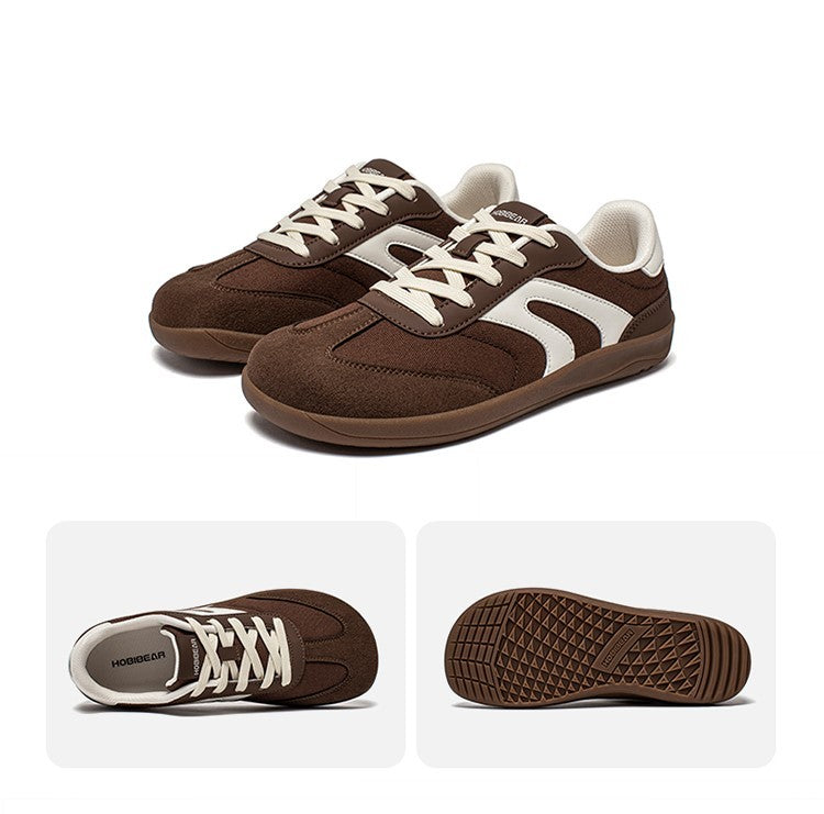 Tênis Unissex HOBIBEAR Barefoot Feminino Masculino Bico Largo Minimalista Zero Drop Antiderrapante Cadarço Casual