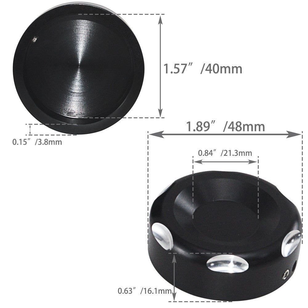 Tampa da Porca da Mesa Superior da Suspensão para Harley Dyna Fat Bob Low Rider Super Glide 2011-2021 Sportster XL 883 1200 2014-2024