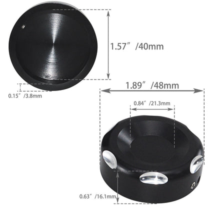 Tampa da Porca da Mesa Superior da Suspensão para Harley Dyna Fat Bob Low Rider Super Glide 2011-2021 Sportster XL 883 1200 2014-2024