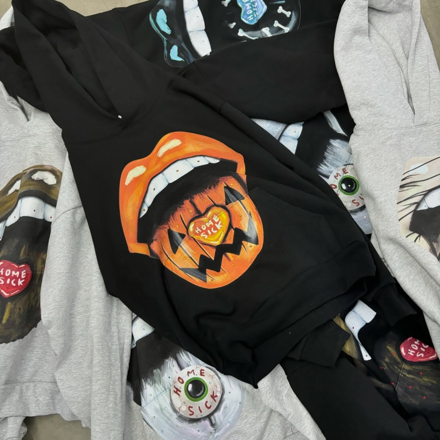 Streetwear Harajuku Sweatshirt Y2K Men Women Autumn Goth Sweatshirt  Y2K Retro Casual Sweatpants Clothes Hoodies Fashion Winter