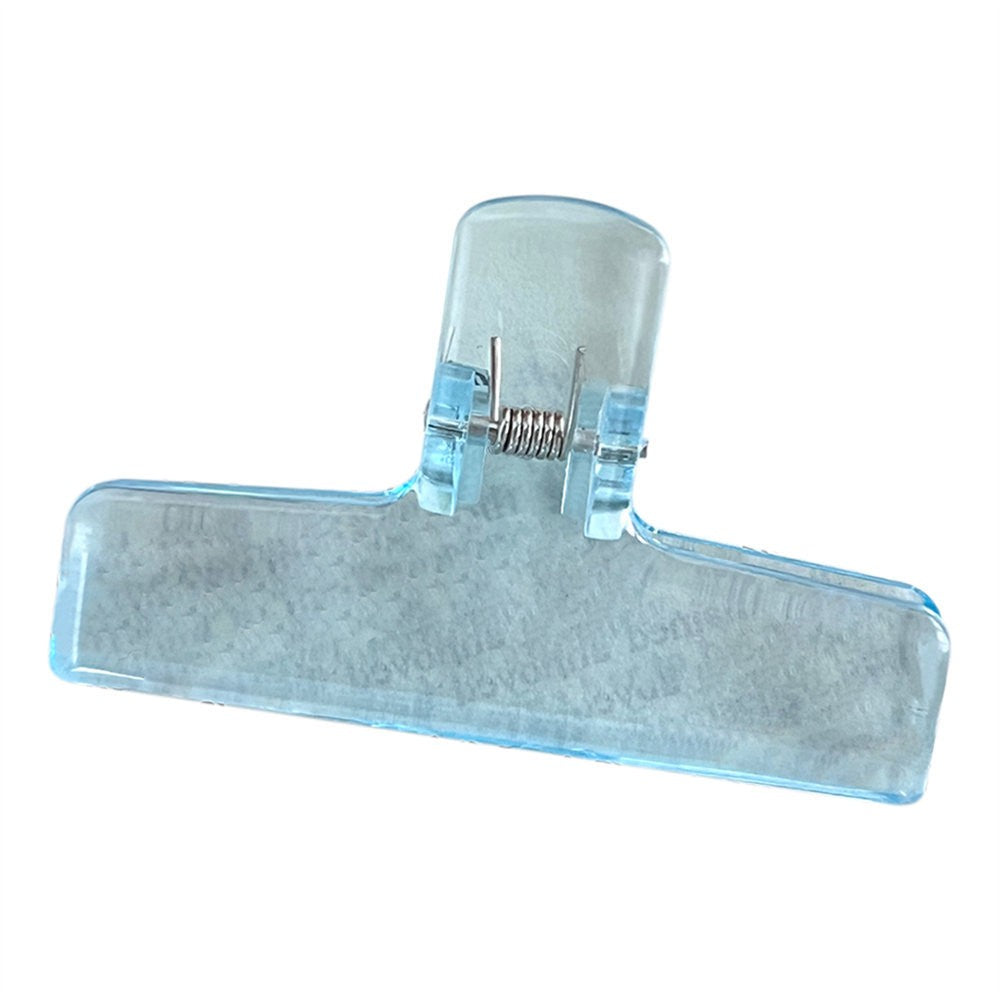 Cute Transparent Bingder Clips for School & Office Supplies Stationery Big Clear File Document Clamps