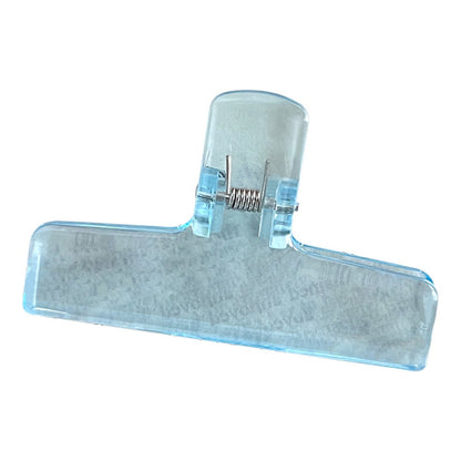 Cute Transparent Bingder Clips for School & Office Supplies Stationery Big Clear File Document Clamps