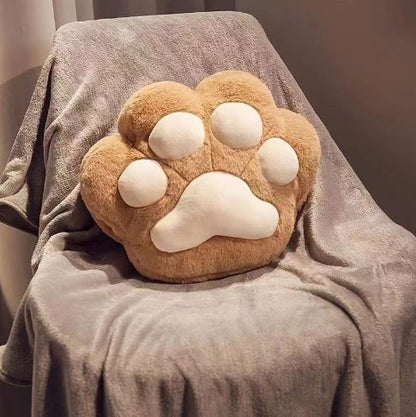 Blanket nap Cat paw throw pillow dual-use office good hand warmer pillow Car air conditioner 2-in-1 pillow