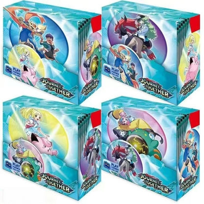 DESTINED RIVALS 360Pcs Pokemon Card Journey Together Stellar Crown 151 Ultra Prism English Booster Battle Transaction Gift