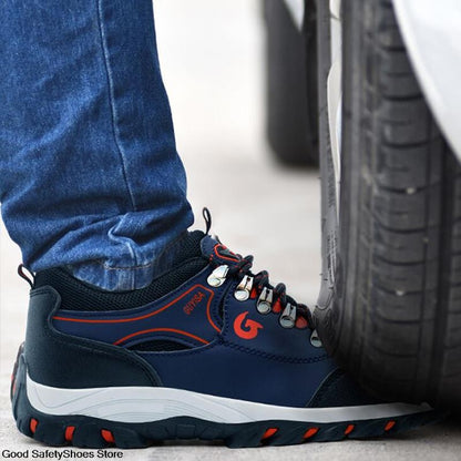 Steel Toe Shoes Men Work Safety Boots Sneakers Male Constrcution Puncture-Proof Work Safety Shoes  Man Security Boots Work Shoes