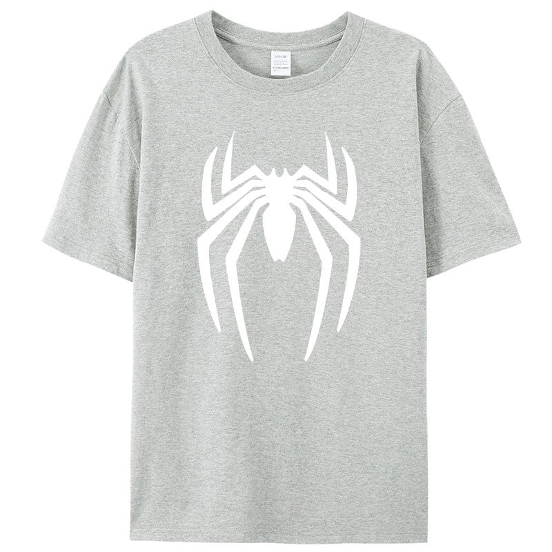 Summer Spider Men's T-Shirt Short Sleeve Sport Cartoon Hero Tops Tees Oversized Streetwear Casual T Shirts Designer Men Clothing