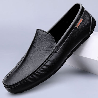 Genuine Leather Men Casual Shoes Luxury Brand Mens Loafers Moccasins Breathable Slip on Italian Driving Shoes Chaussure Homme