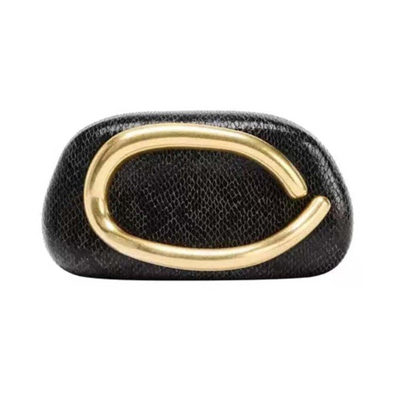 Box Bag Metal Details Crossbody Pu Leather Clutch Shoulder Luxury Brand Handbags Women's Handbag Ladies Female Evening Purse Red