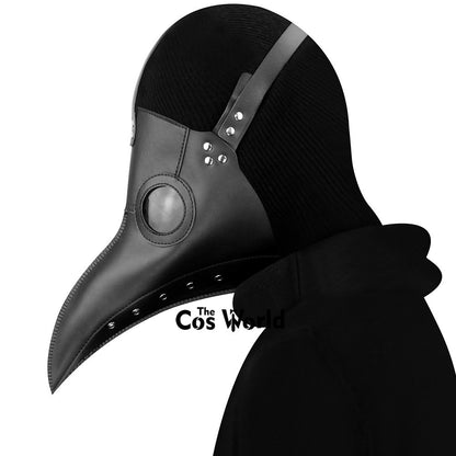 Halloween Plague Doctor Mask Steampunk Gothic Bird Beak Props for Party Carnival Cosplay Costumes Masquerade