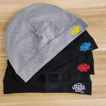 Gorros de Caveira Sy Touca de Corrida Sy 2025 Novo Tricô Sy-na Touca Masculina Feminina Touca de Qualidade Y2k Gorros Quentes