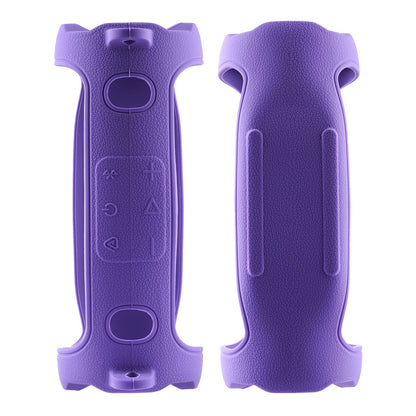 Portable Bluetooth Speaker Carry Silicone Case,Soft Protective Sleeve Cover with Shoulder Strap for JBL Charge 6 Speaker