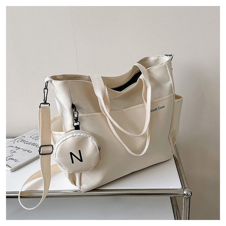 Women Shoulder Crossbody Bag Japanese Canvas Tote Messenger Bag for Student 2024 Ladies Hand Bags Female Handbag Bolsa Feminina