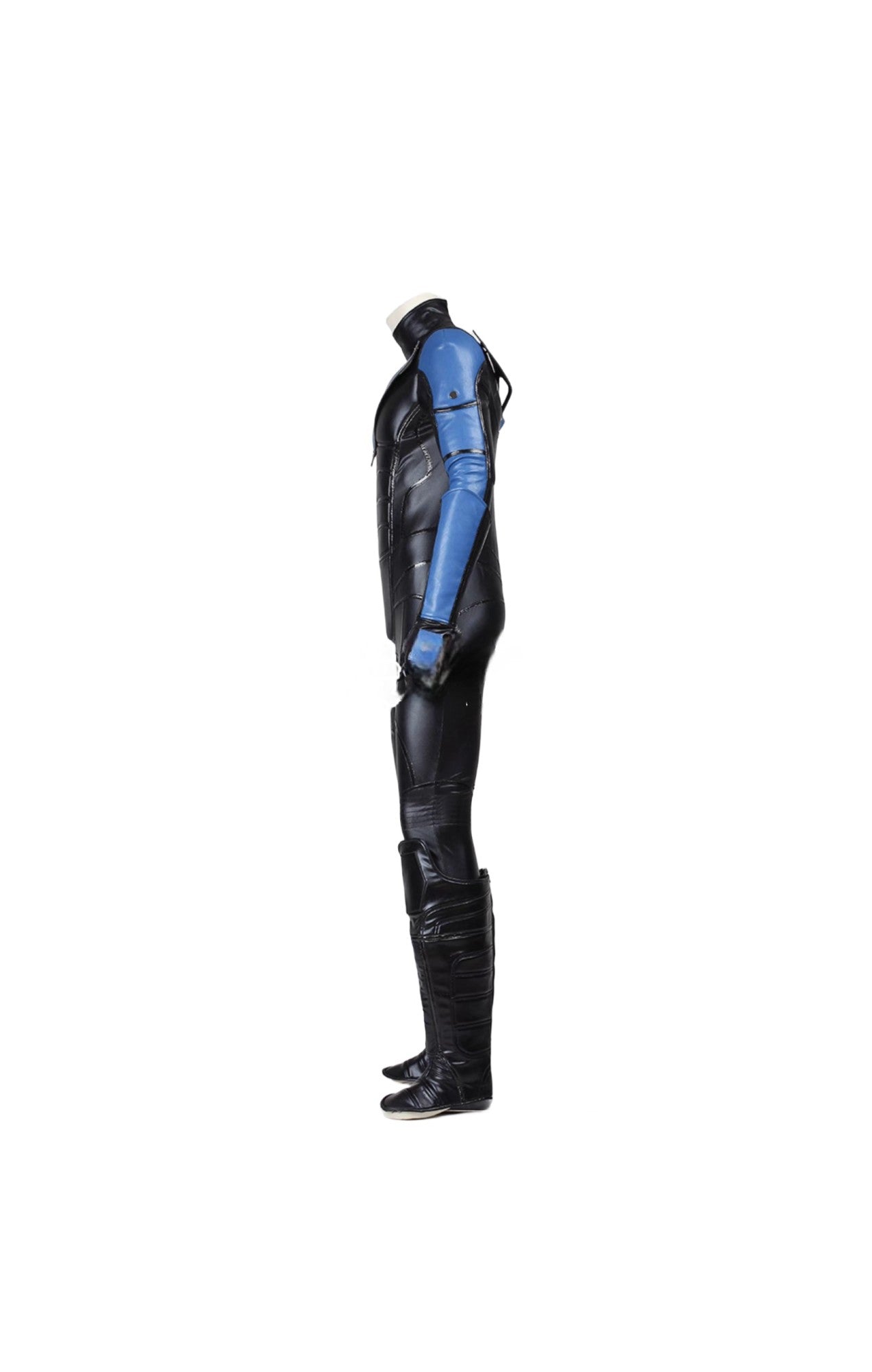 Game Bat Arkham City Clothes Cosplay Costume Dick Grayson Role-playing Bodysuit Halloween Carnival Outfit  With Shoe Covers