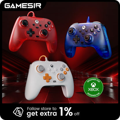 GameSir T7 Xbox Gamepad Hall Effect Game Controller for Xbox Series X, Xbox Series S, Xbox One X, Xbox One S Game Console
