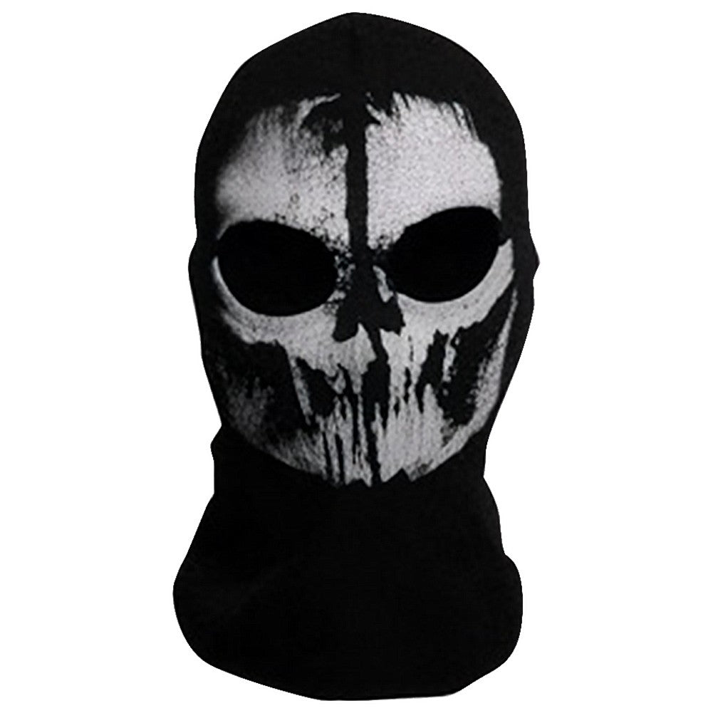Halloween new mask Black Mask Balaclava Beanies Hats Men Ghost Skull Full Face Warmly Mask Hood Beanie Ggorros Hombre Casquette