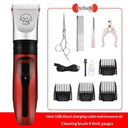 Máquina de Cortar Pelos Elétrica 1500 mAh Aparador de Pelos de Animais Tesoura de Tosa para Cães e Gatos Ferramenta de Tosar