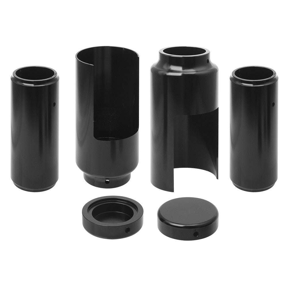 Conjunto de Capas para Bengala de Alumínio CNC Preto para Harley Softail Breakout FXSB 2013-2017 2016
