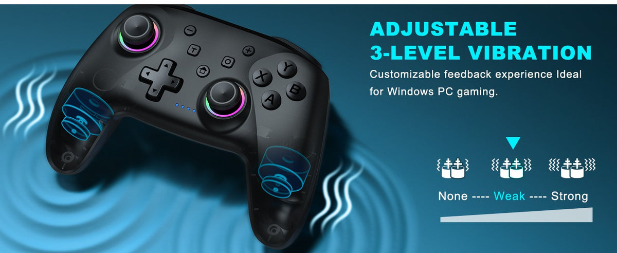 BEBONCOOL Wireless Controller for Switch 2 with Joystick Double Vibration Compatible for Switch OLED/Lite Switch Remote Gamepad