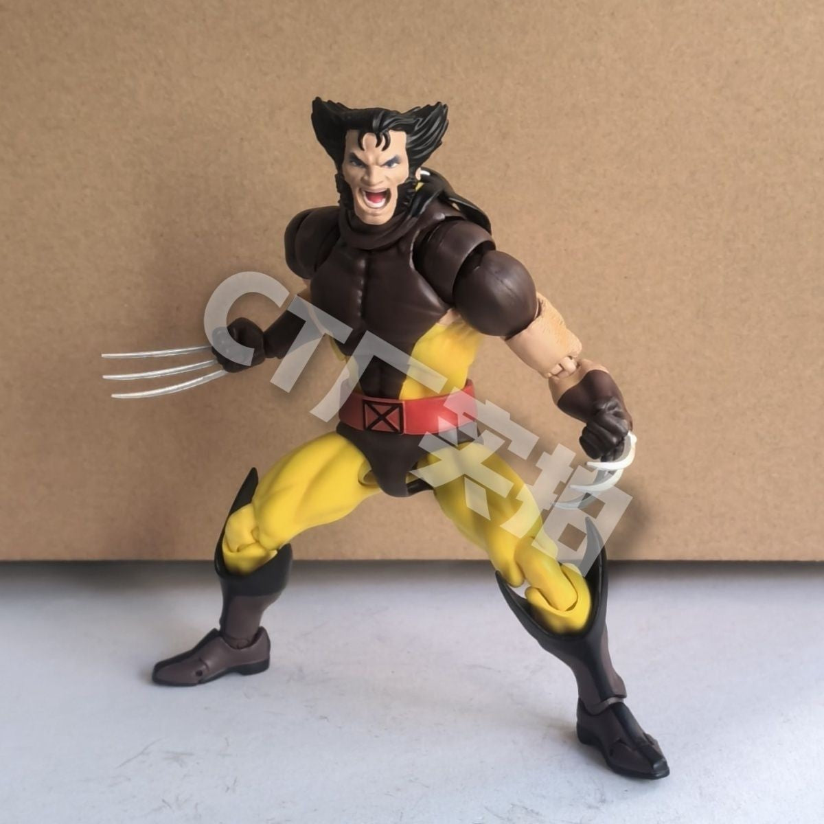 CT Toys Gambit Wolverine Figure Mafex 138 Hellverine Mafex 96 Boneco de Ação X-Men Marrom Quadrinhos SHF Modelo KO Boneco de Brinquedo