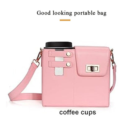 Water Bottle Bag Outdoor Portable Crossbody Multifunctional Universal Protection Pouch Single Shoulder Solid Color Storage