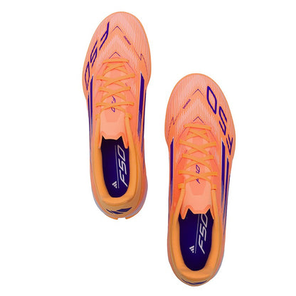 Adidas Men's and Women's Soccer Shoes F50 League Tf Cleats for Natural Grass Practical Training Shoes Jh7723